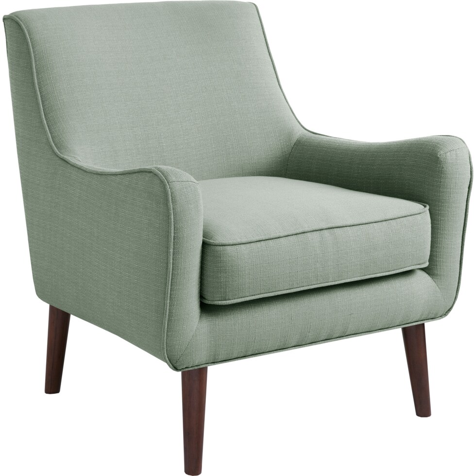 gillian green accent chair   