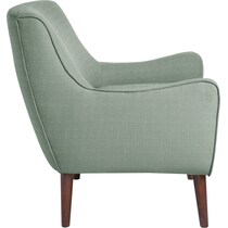 gillian green accent chair   