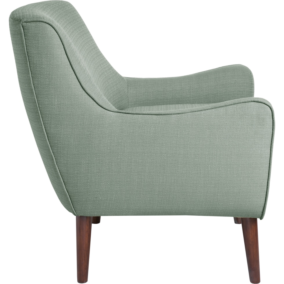 gillian green accent chair   