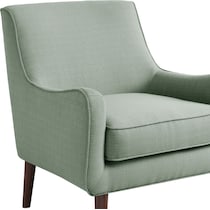 gillian green accent chair   