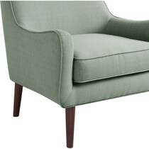 gillian green accent chair   