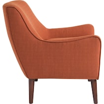 gillian orange accent chair   