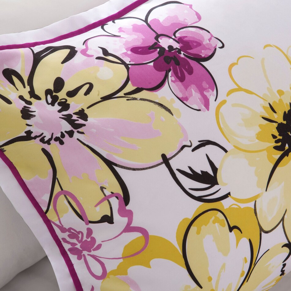 gilly purple twin bedding set   