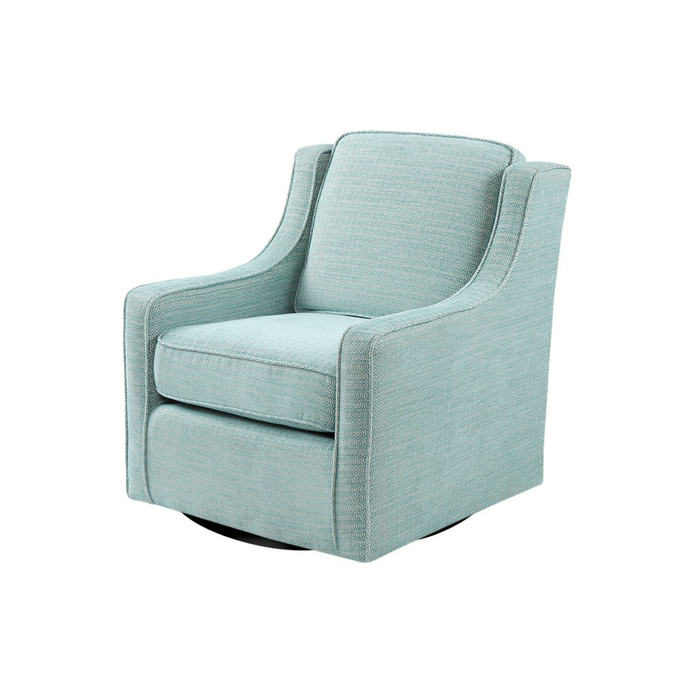 gilmher blue accent chair   