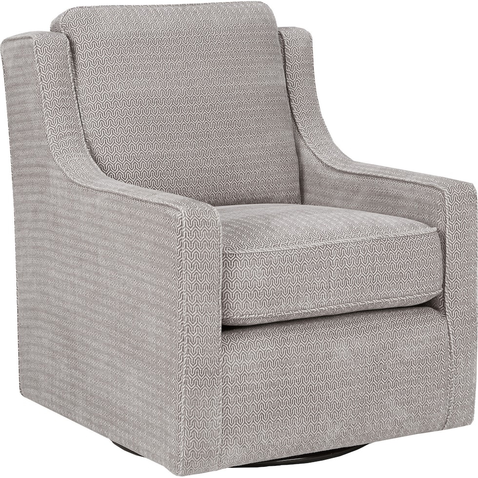 gilmher gray accent chair   