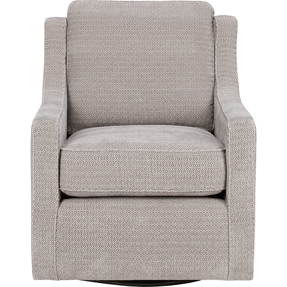 gilmher gray accent chair   