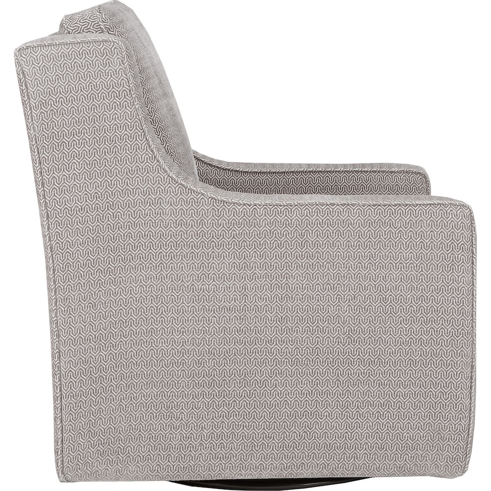 gilmher gray accent chair   