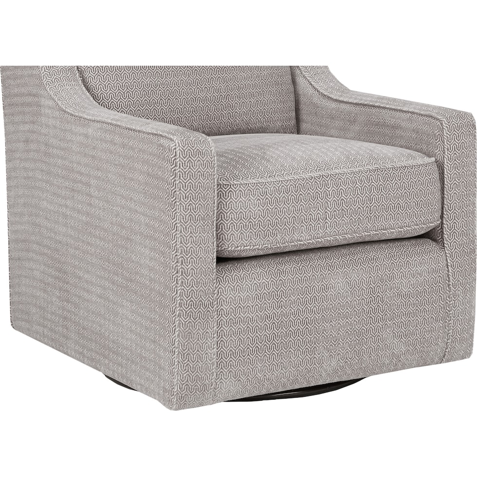 gilmher gray accent chair   