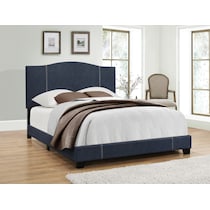 gina blue full bed   