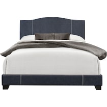 gina blue full bed   