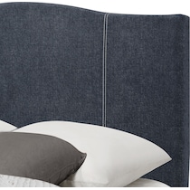 gina blue full bed   