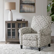 ginny gray manual recliner   