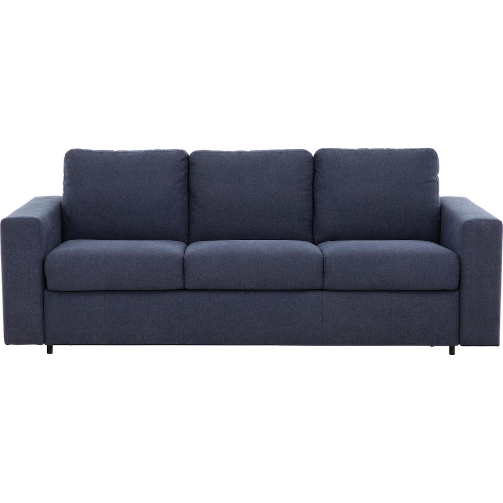 giotto blue queen sleeper sofa   