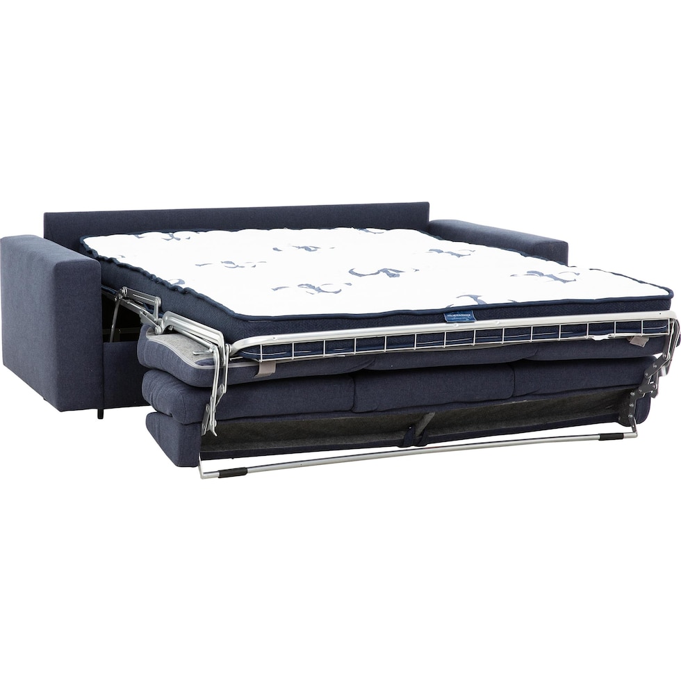 giotto blue queen sleeper sofa   