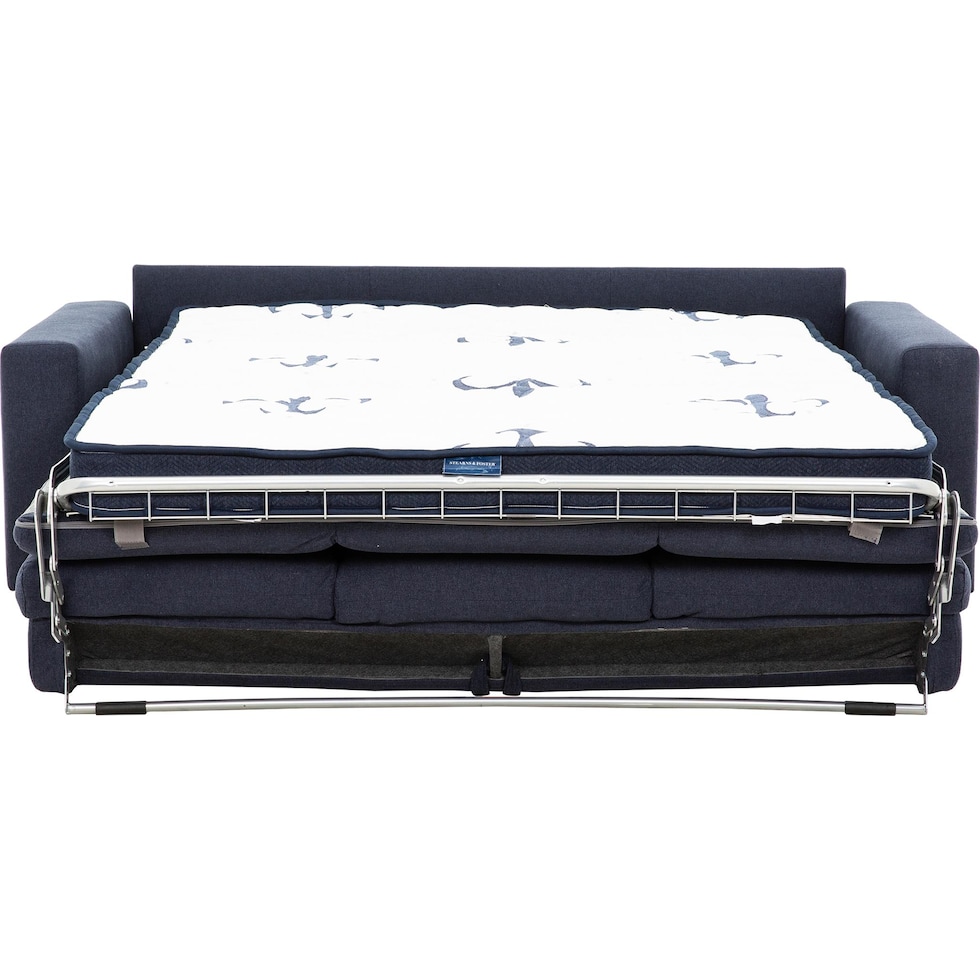 giotto blue queen sleeper sofa   