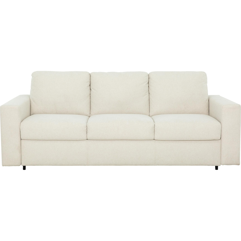 giotto white queen sleeper sofa   