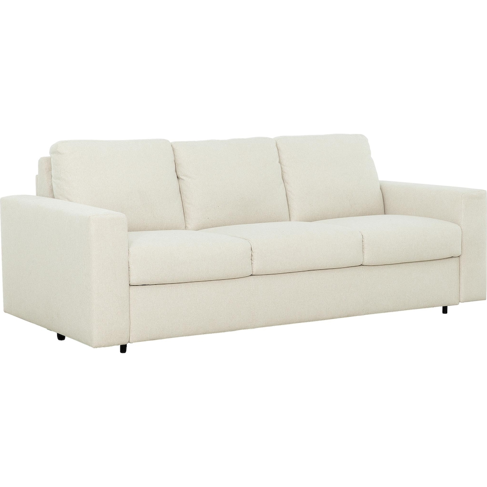 giotto white queen sleeper sofa   