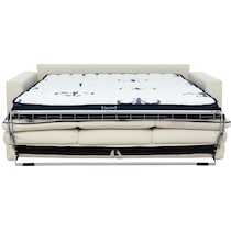 giotto white queen sleeper sofa   