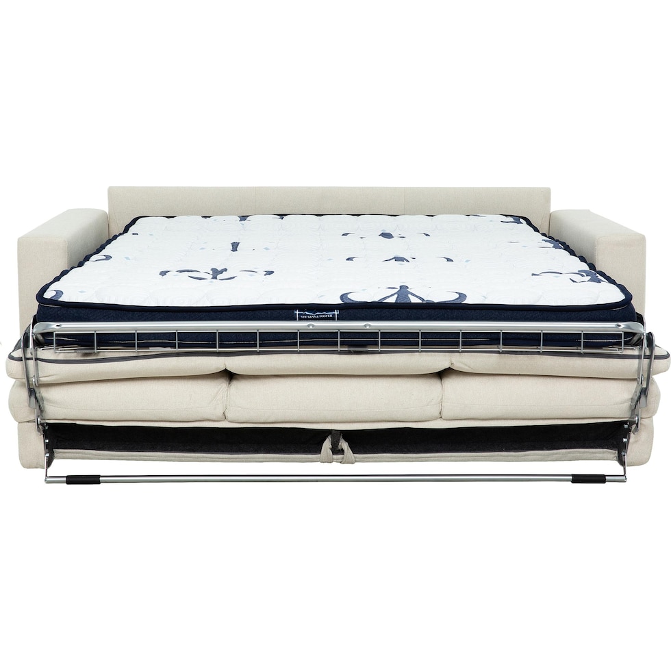 giotto white queen sleeper sofa   