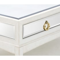 giselle white coffee table   