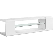 glencoe white tv stand   