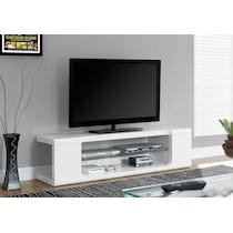 glencoe white tv stand   