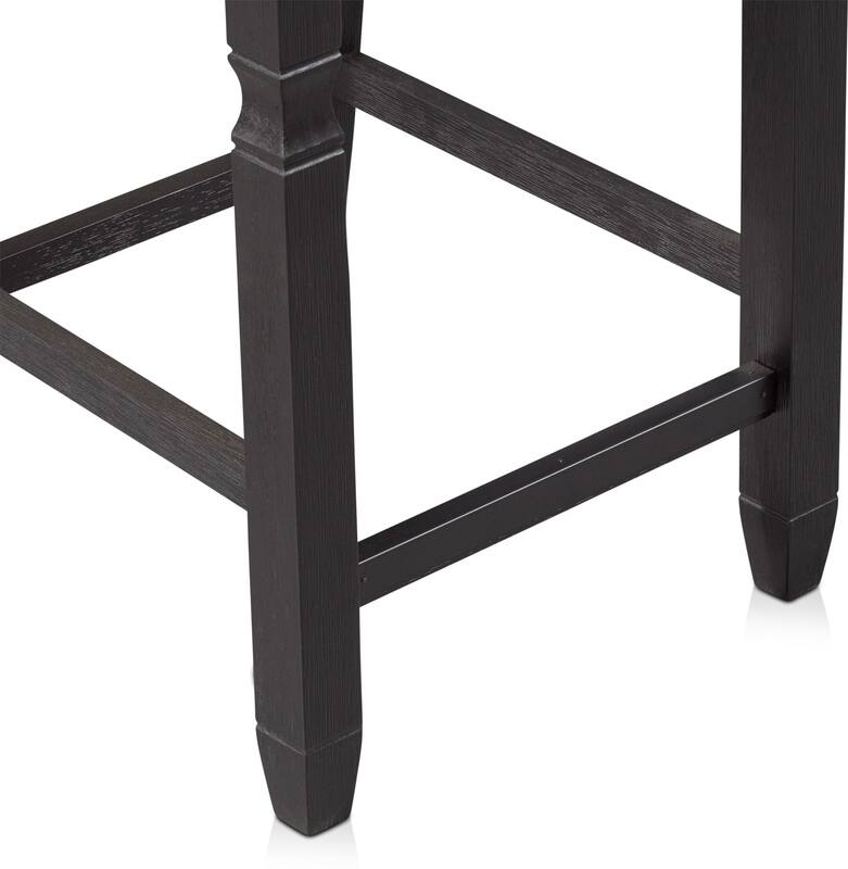Glendale CounterHeight Stool Black Value City Furniture