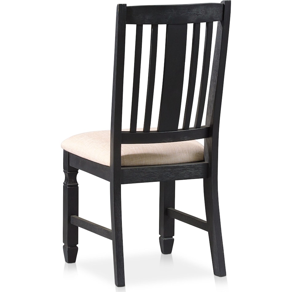 glendale black dining chair   