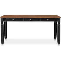 glendale black dining table   