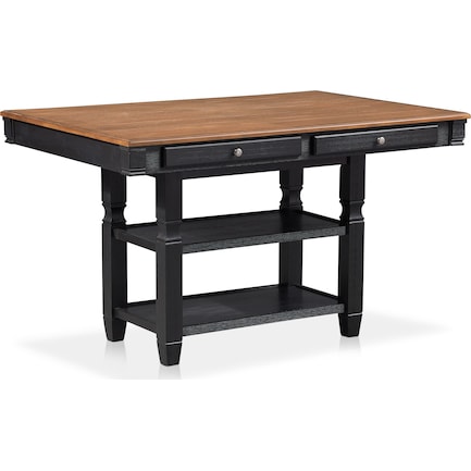Glendale Kitchen Island - Black