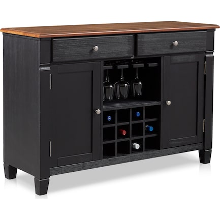 Glendale Server - Black