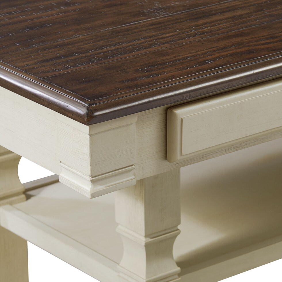 glendale white  pc counter height dining room   