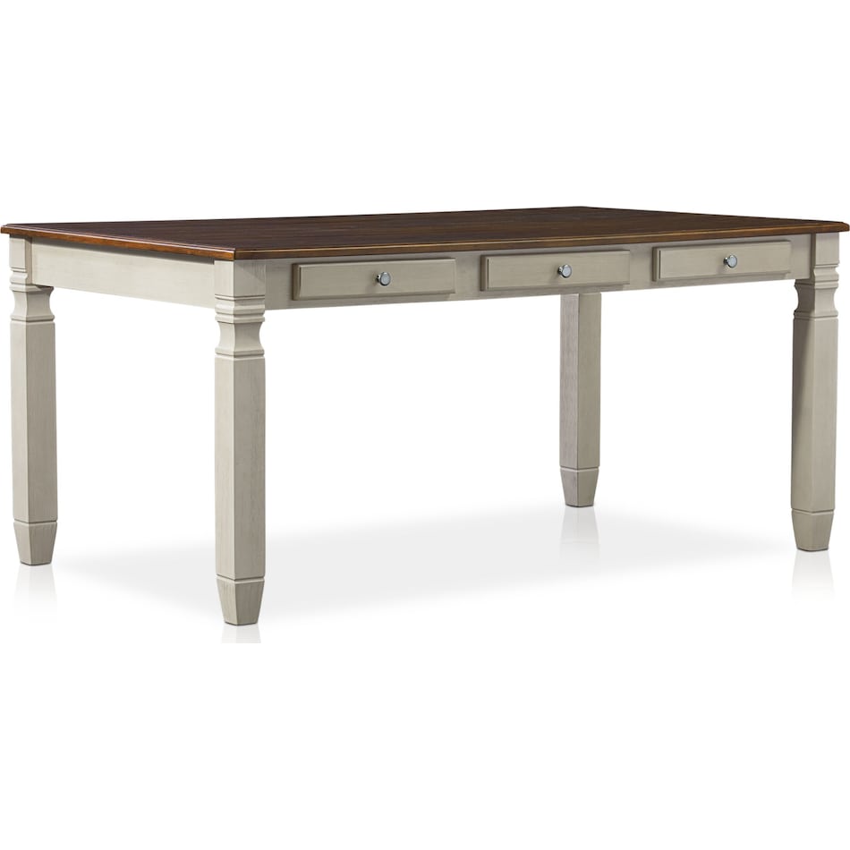 Glendale Dining Table and 4 Chairs White Value City Furniture