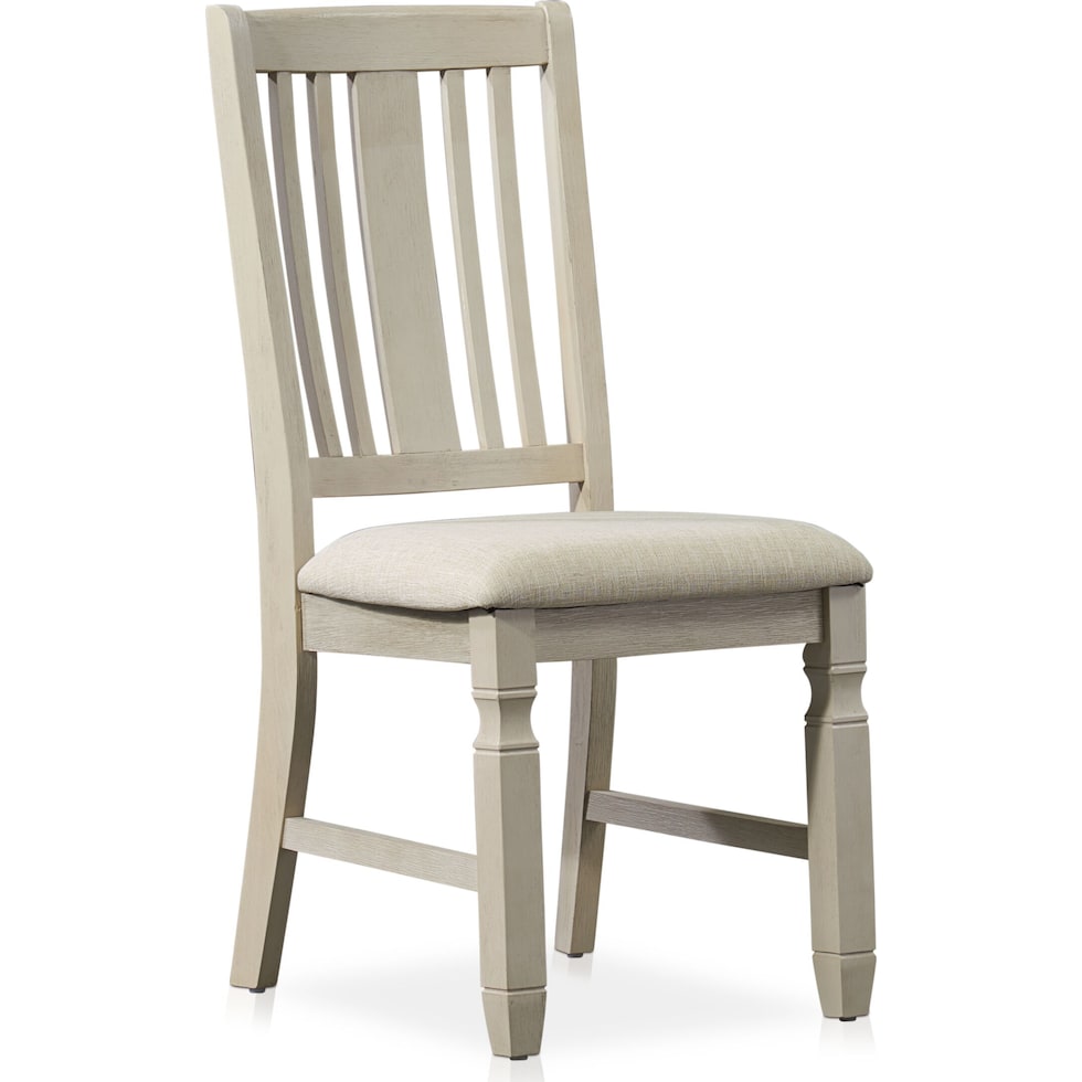 glendale white dining chair   