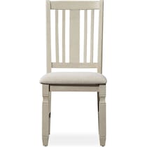 glendale white dining chair   
