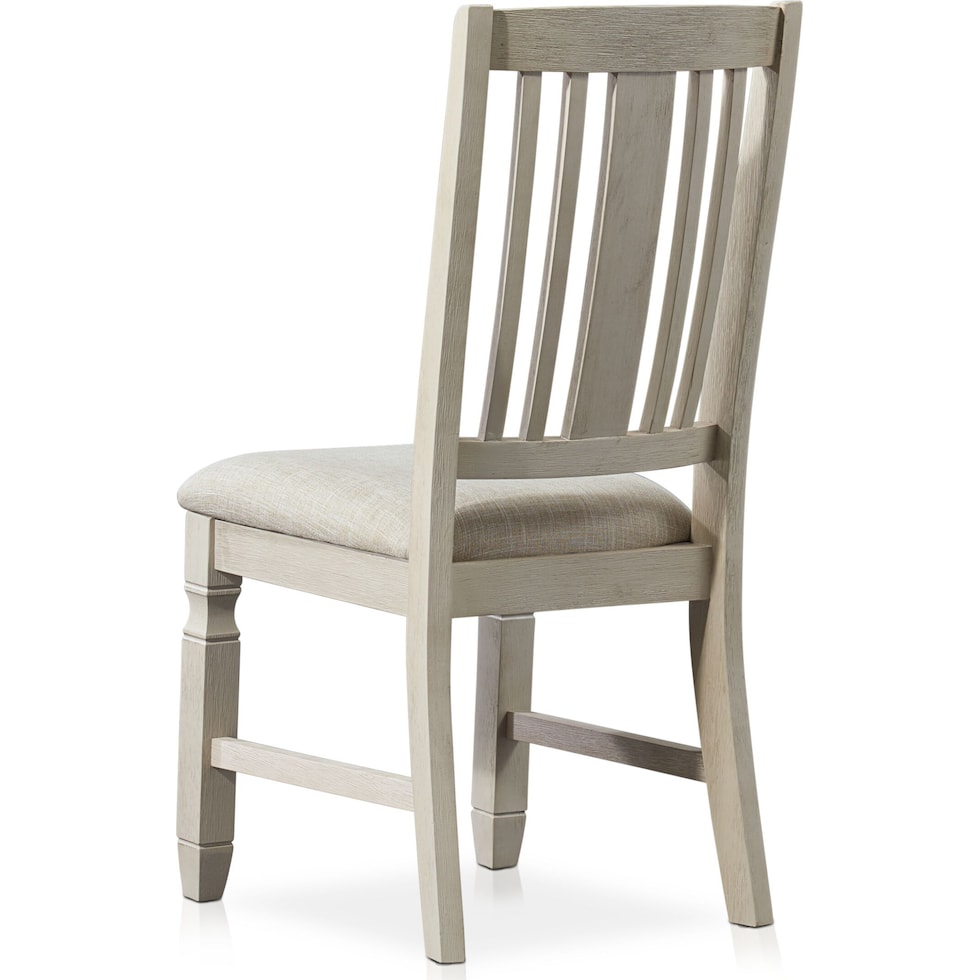 glendale white dining chair   