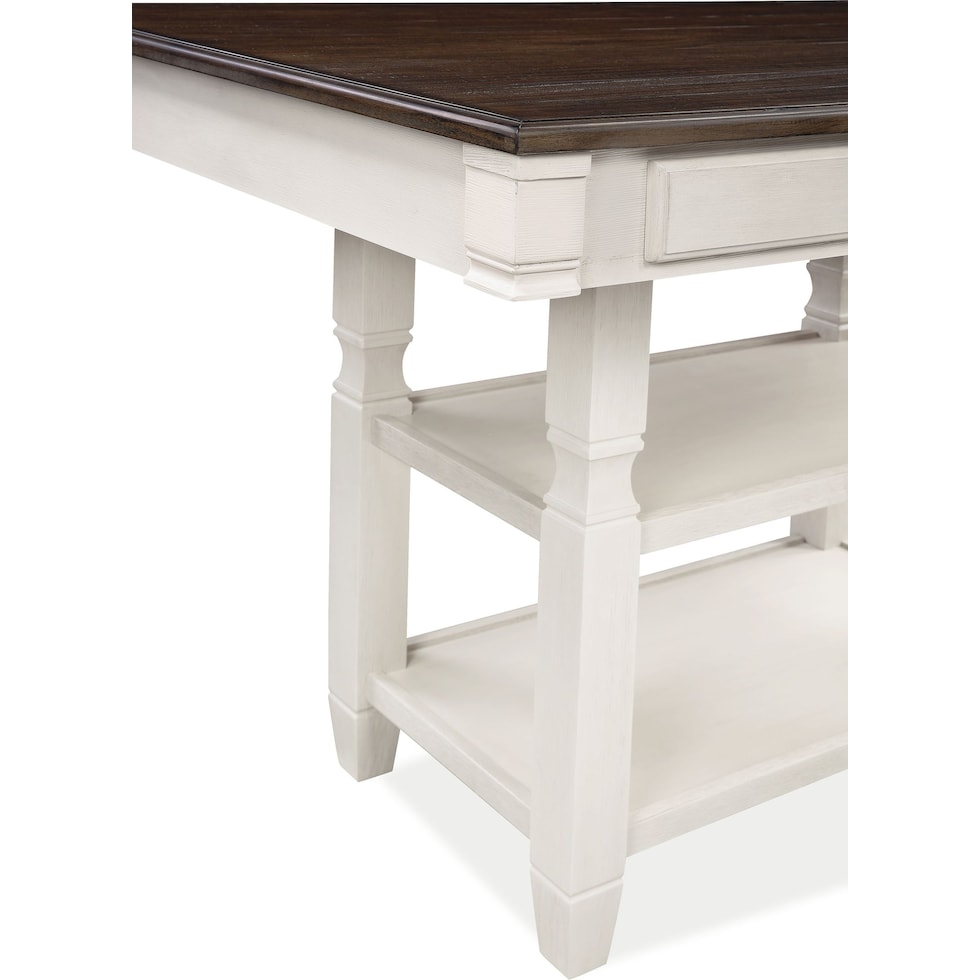 glendale white kitchen island   