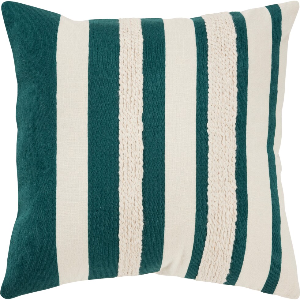 glenfield green accent pillow   