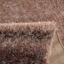 glitz dark brown area rug  x    