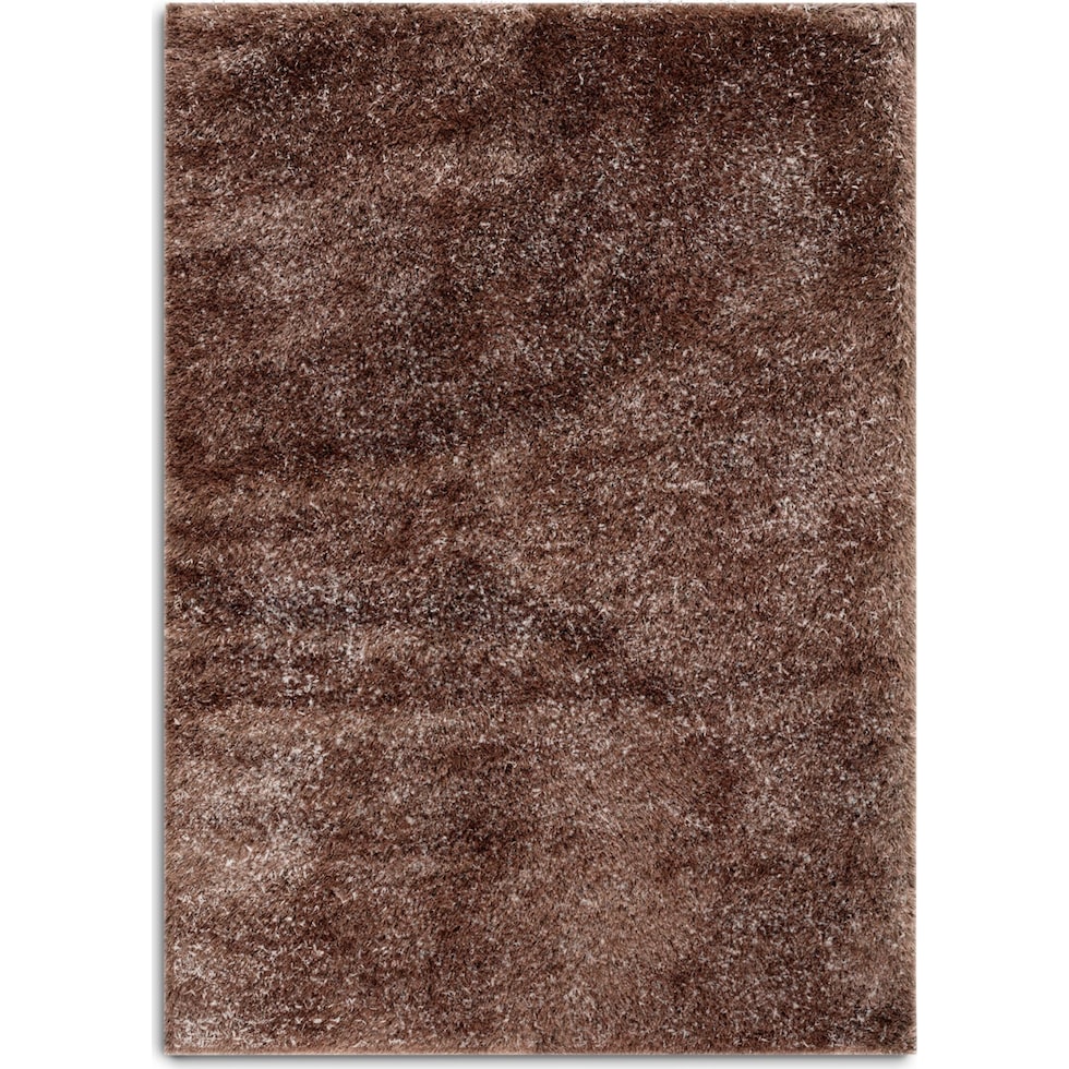 glitz dark brown area rug  x    