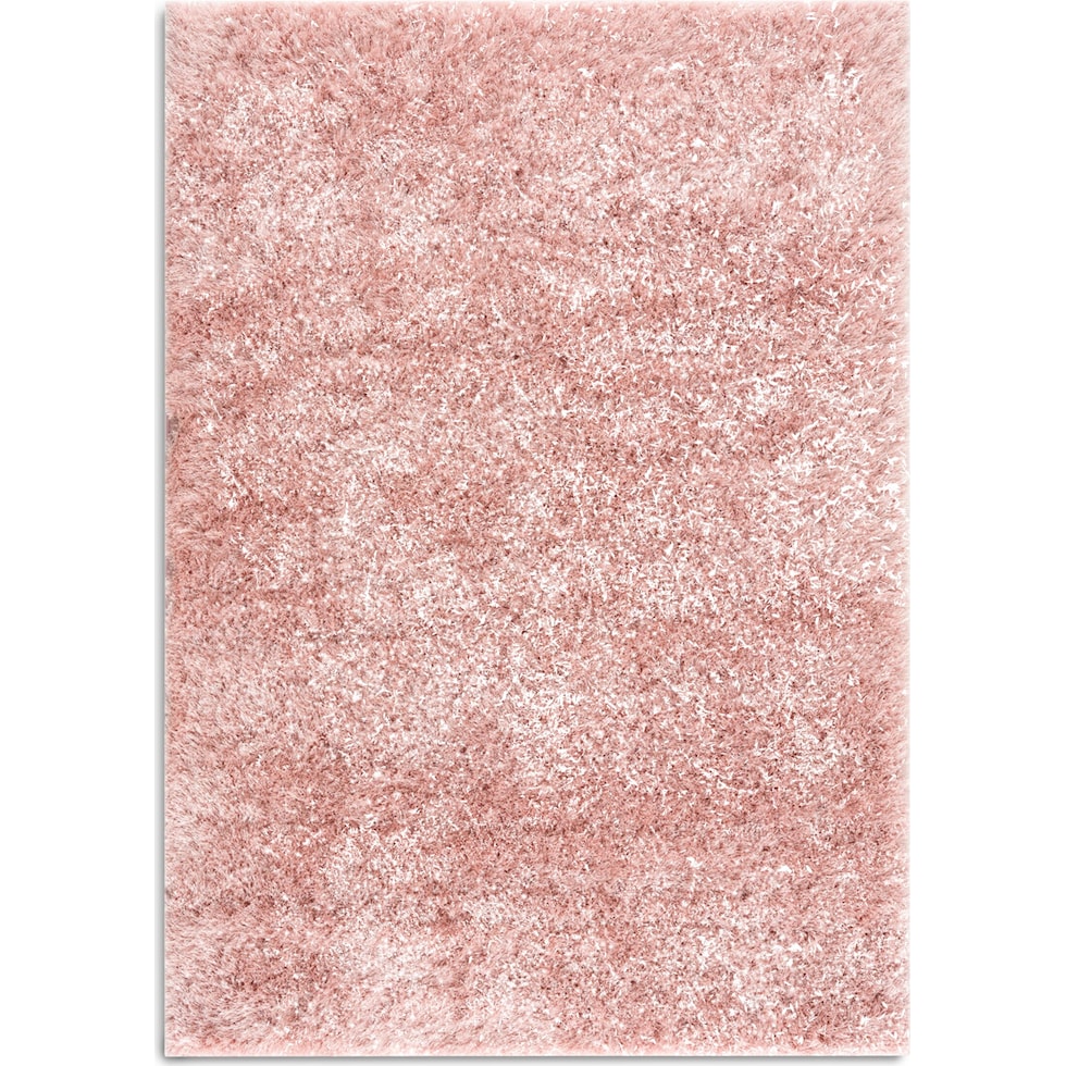 glitz pink area rug  x    