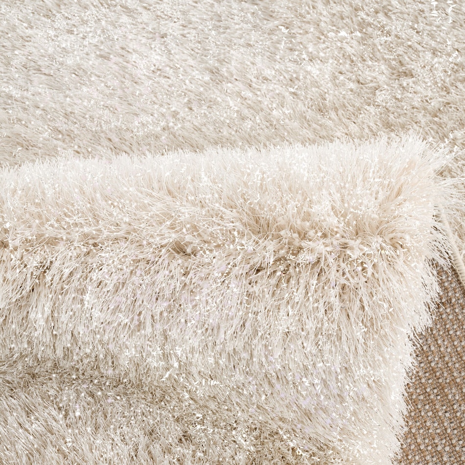glitz white area rug  x    