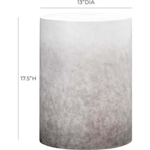 gloucester gray side table   