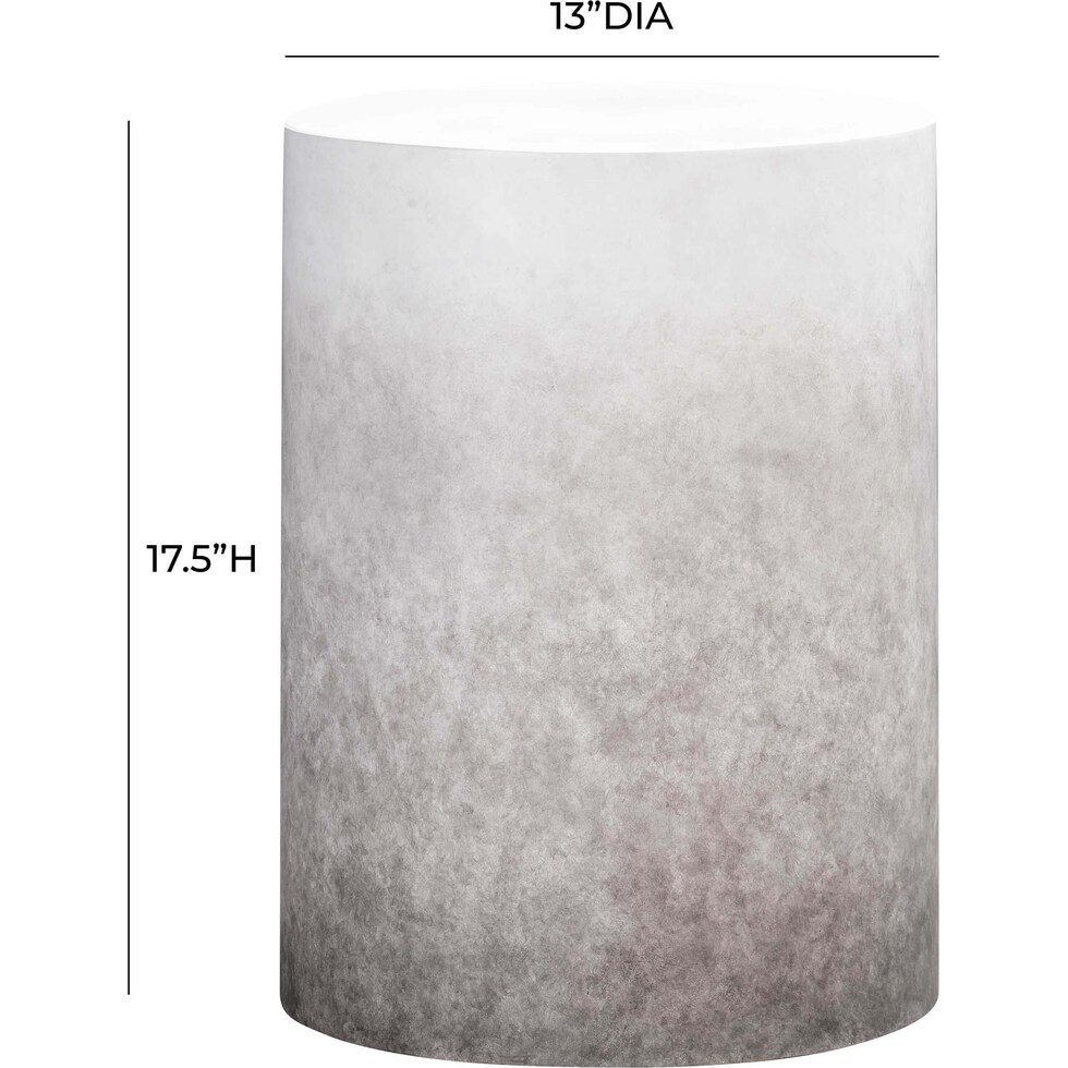 gloucester gray side table   