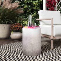 gloucester gray side table   