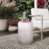 gloucester gray side table   