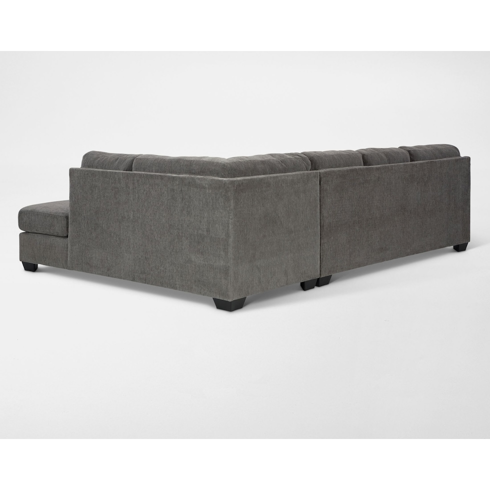 glynn cove gray sectional   