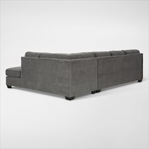 glynn cove gray sectional   