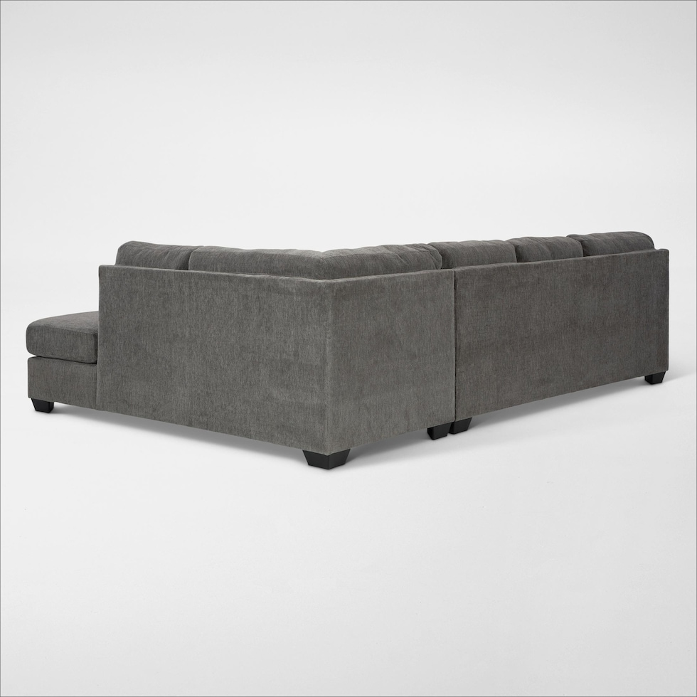 glynn cove gray sectional   