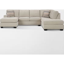 glynn cove neutral sectional   